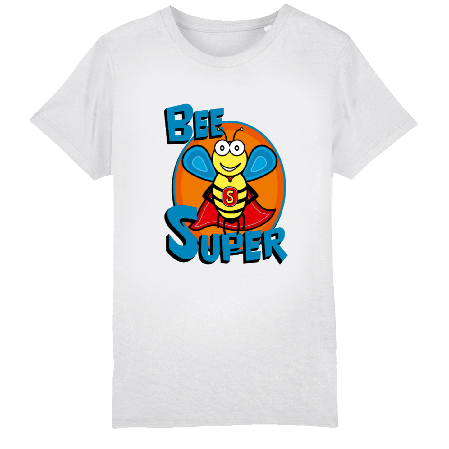 Bee Super, Children's Organic Cotton T-Shirt - light colours