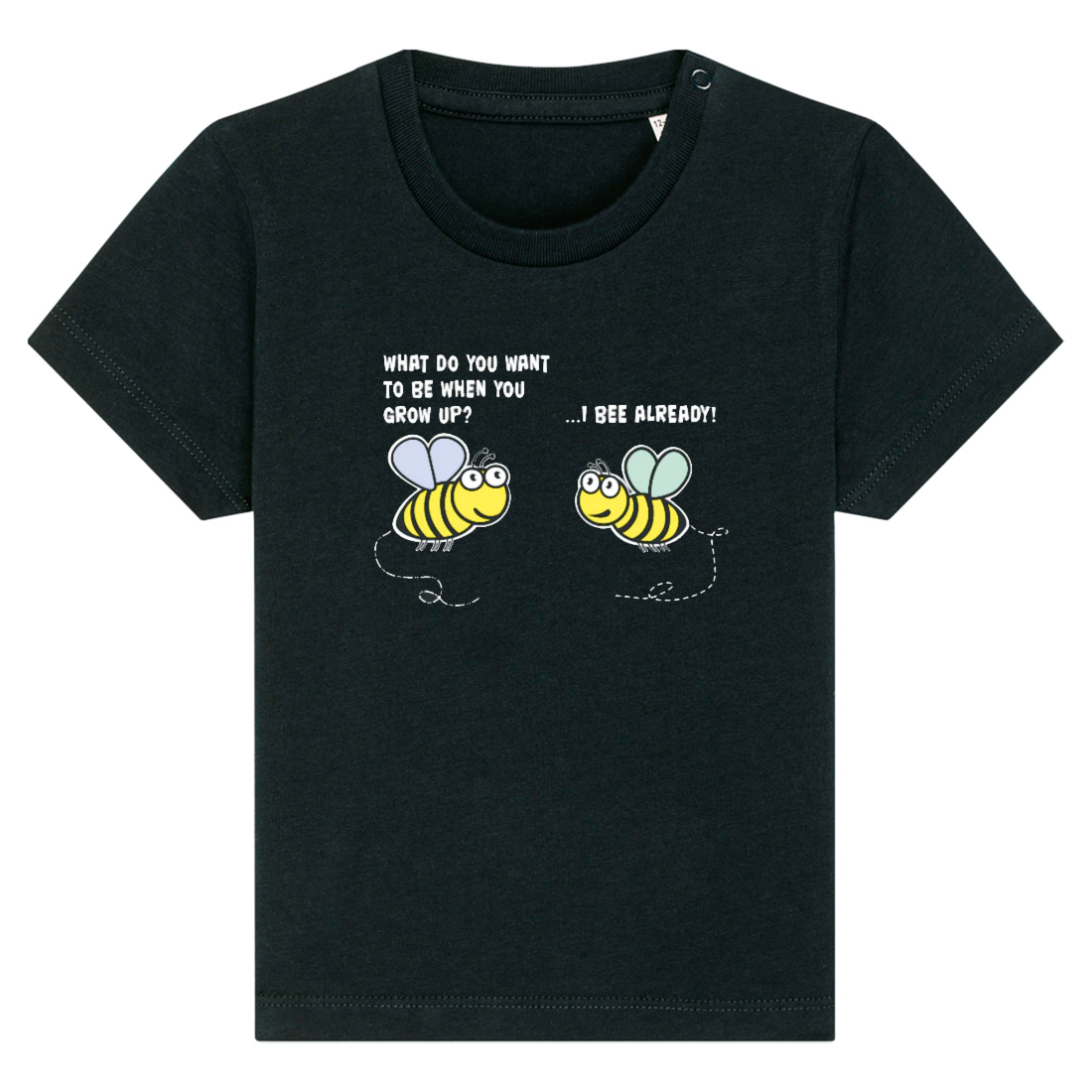 Bee Already, Baby Organic T-Shirt - dark colours