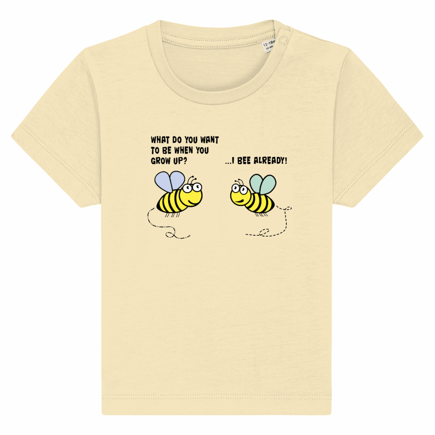 Bee Already, Baby Organic T-Shirt - light colours