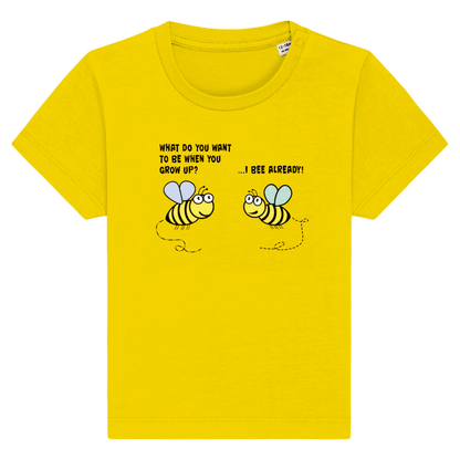 Bee Already, Baby Organic T-Shirt - light colours