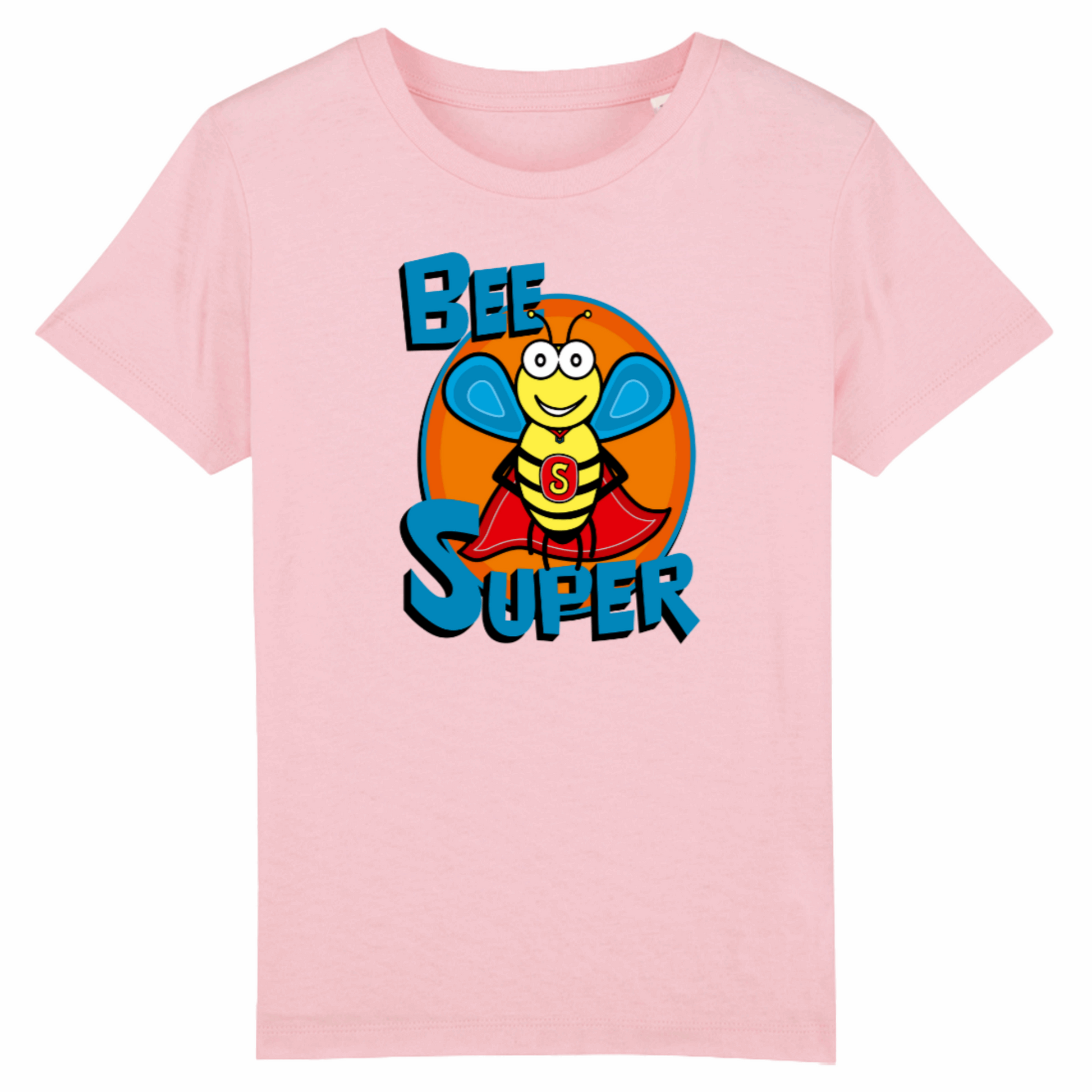 Bee Super, Children's Organic Cotton T-Shirt - light colours