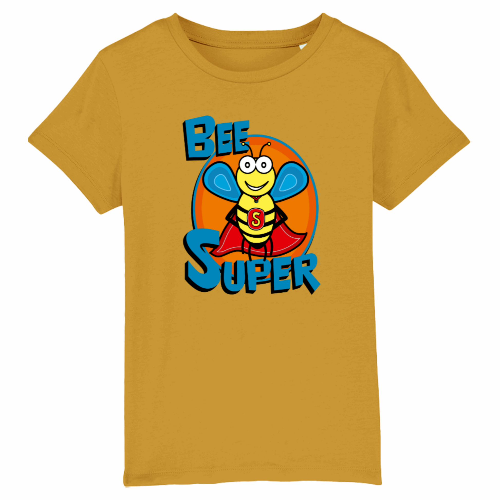 Bee Super, Children's Organic Cotton T-Shirt - light colours