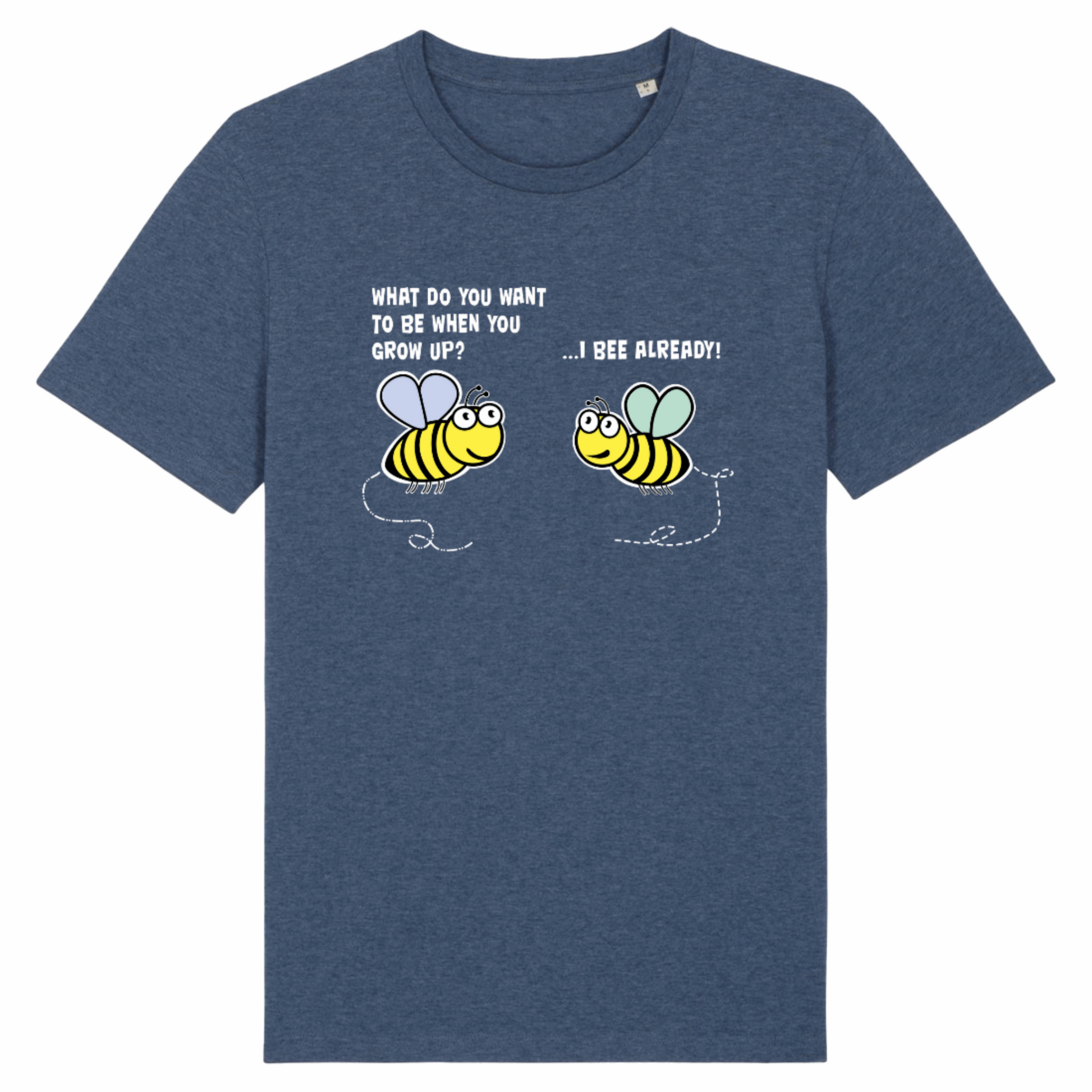 Bee Already, Organic Cotton Unisex T-Shirt- heathers