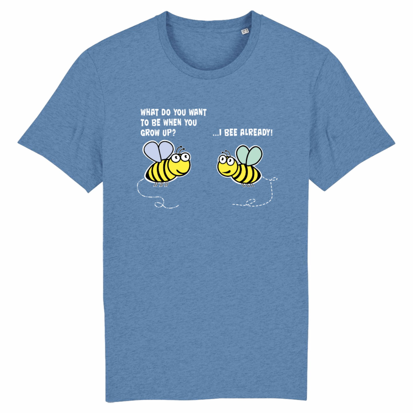 Bee Already, Organic Cotton Unisex T-Shirt- heathers