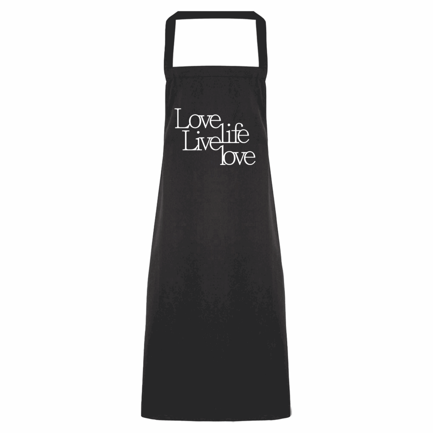 Love Life Live Love, Organic Cotton Apron