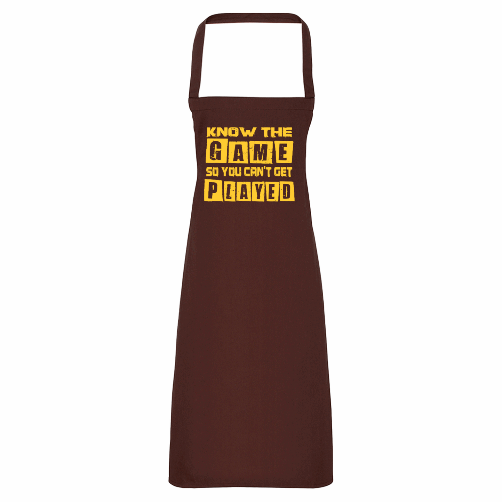 Know the Game, Organic Cotton Apron