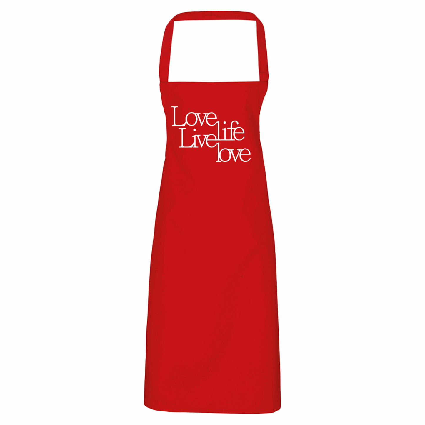 Love Life Live Love, Organic Cotton Apron