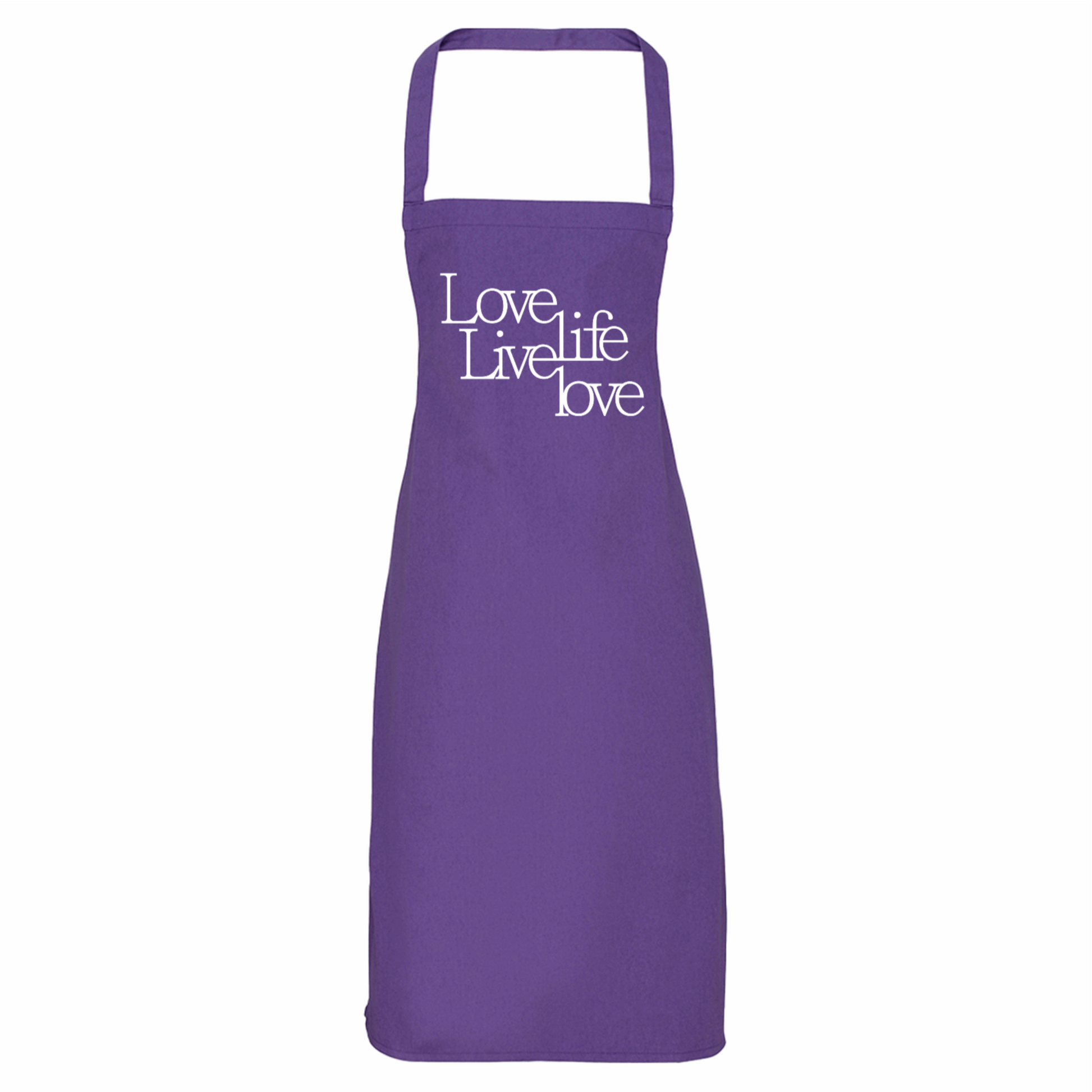 Love Life Live Love, Organic Cotton Apron