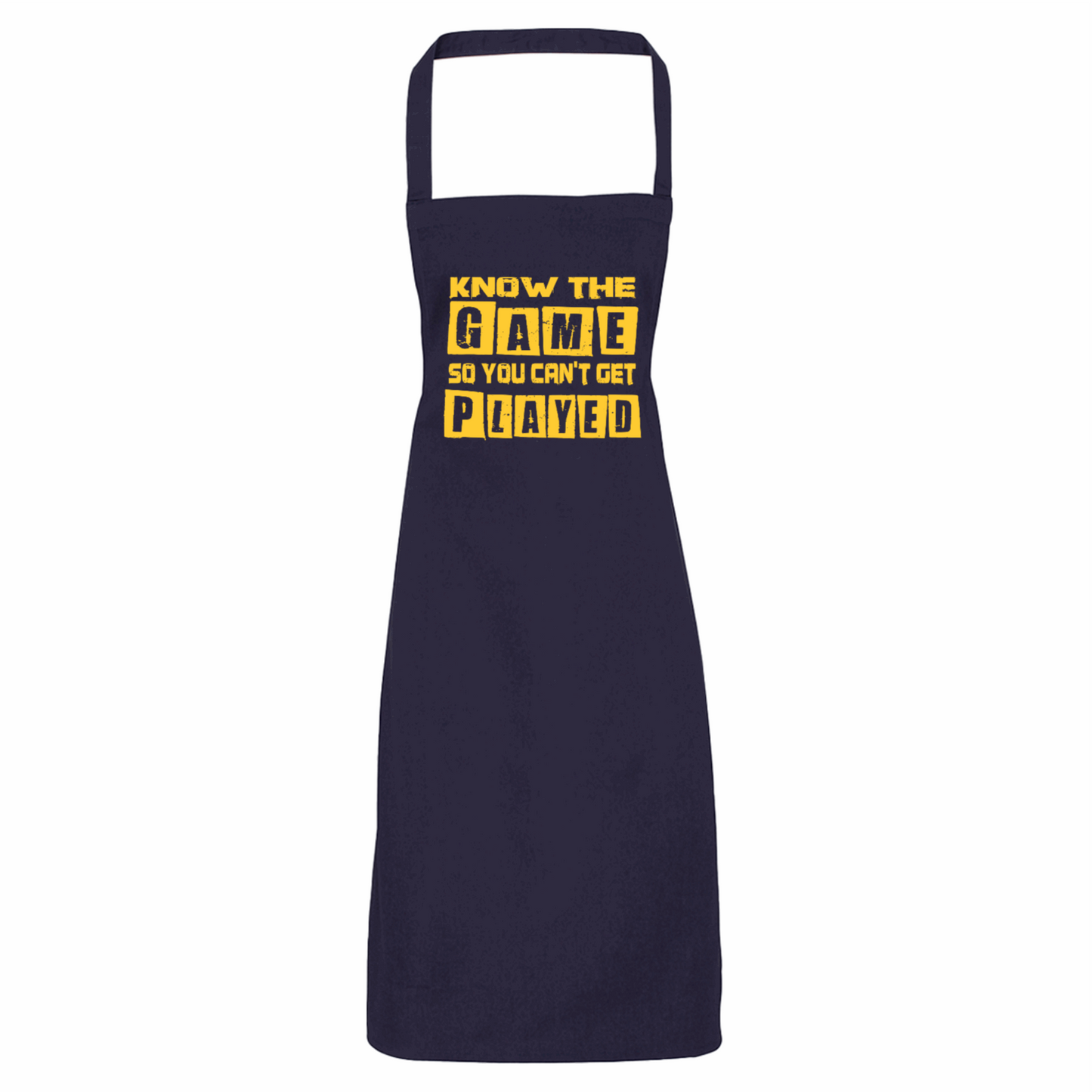 Know the Game, Organic Cotton Apron