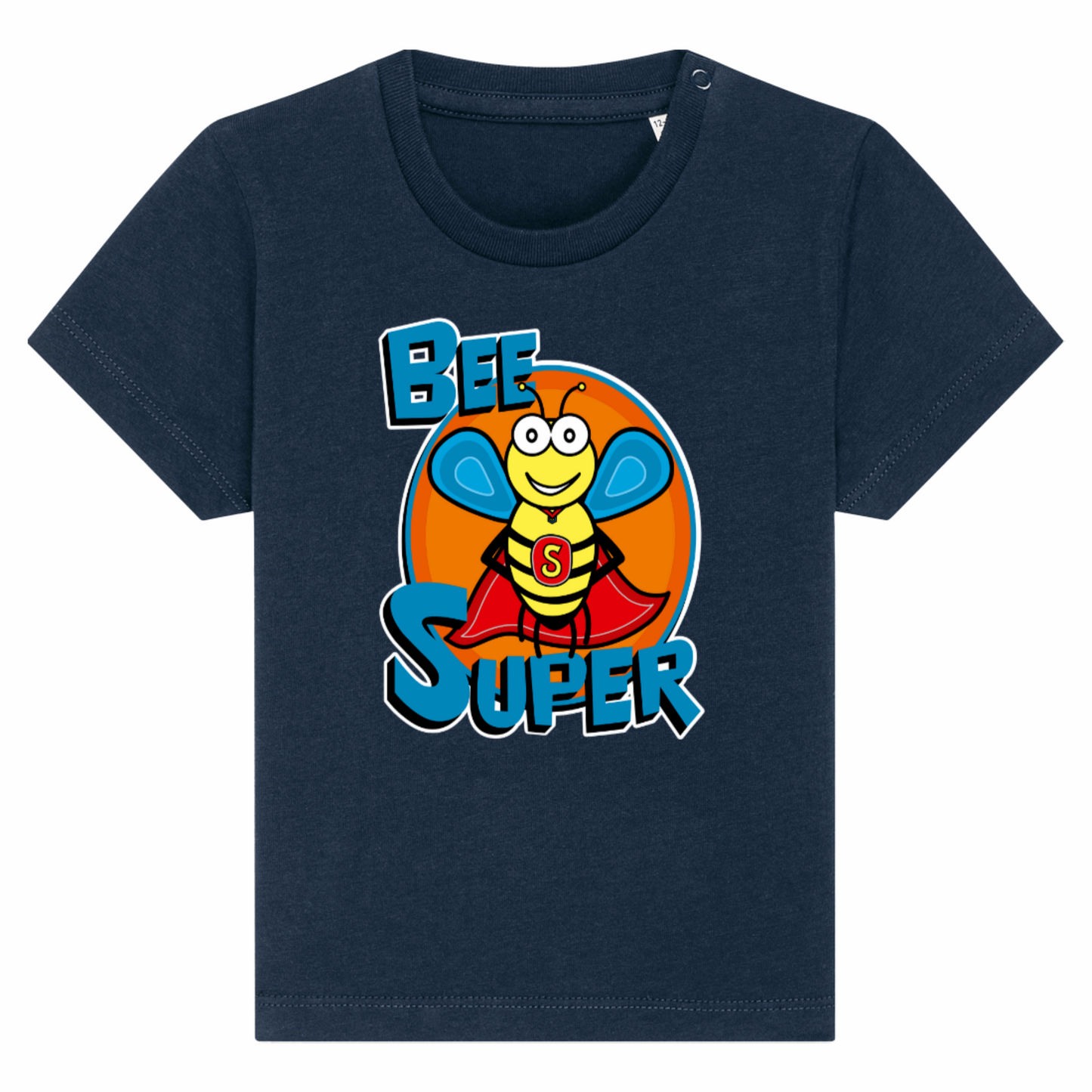 Bee Super, Baby Organic T-Shirt - dark colours