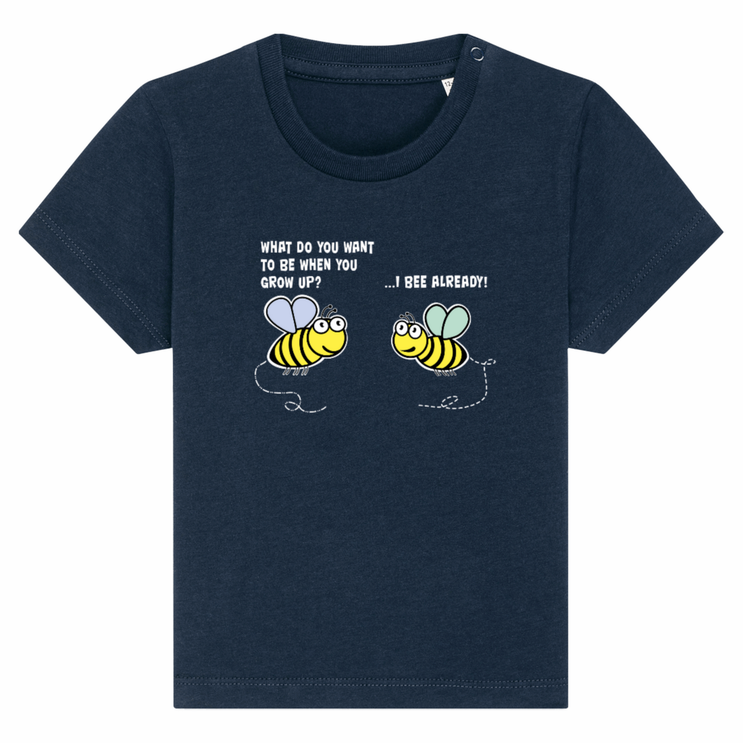 Bee Already, Baby Organic T-Shirt - dark colours