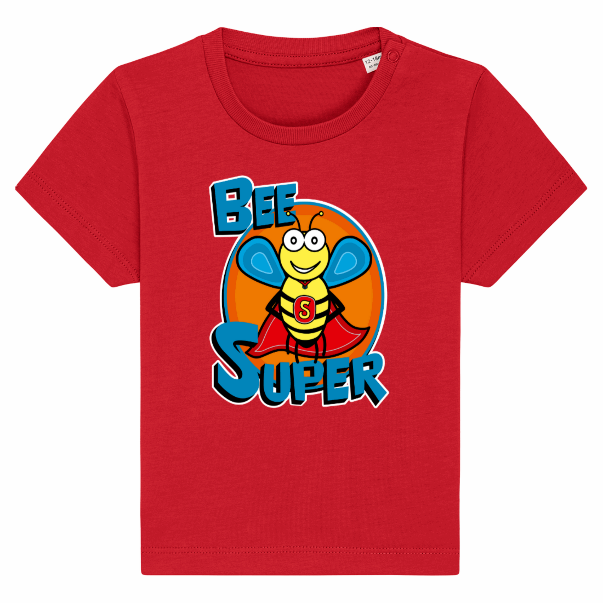 Bee Super, Baby Organic T-Shirt - dark colours