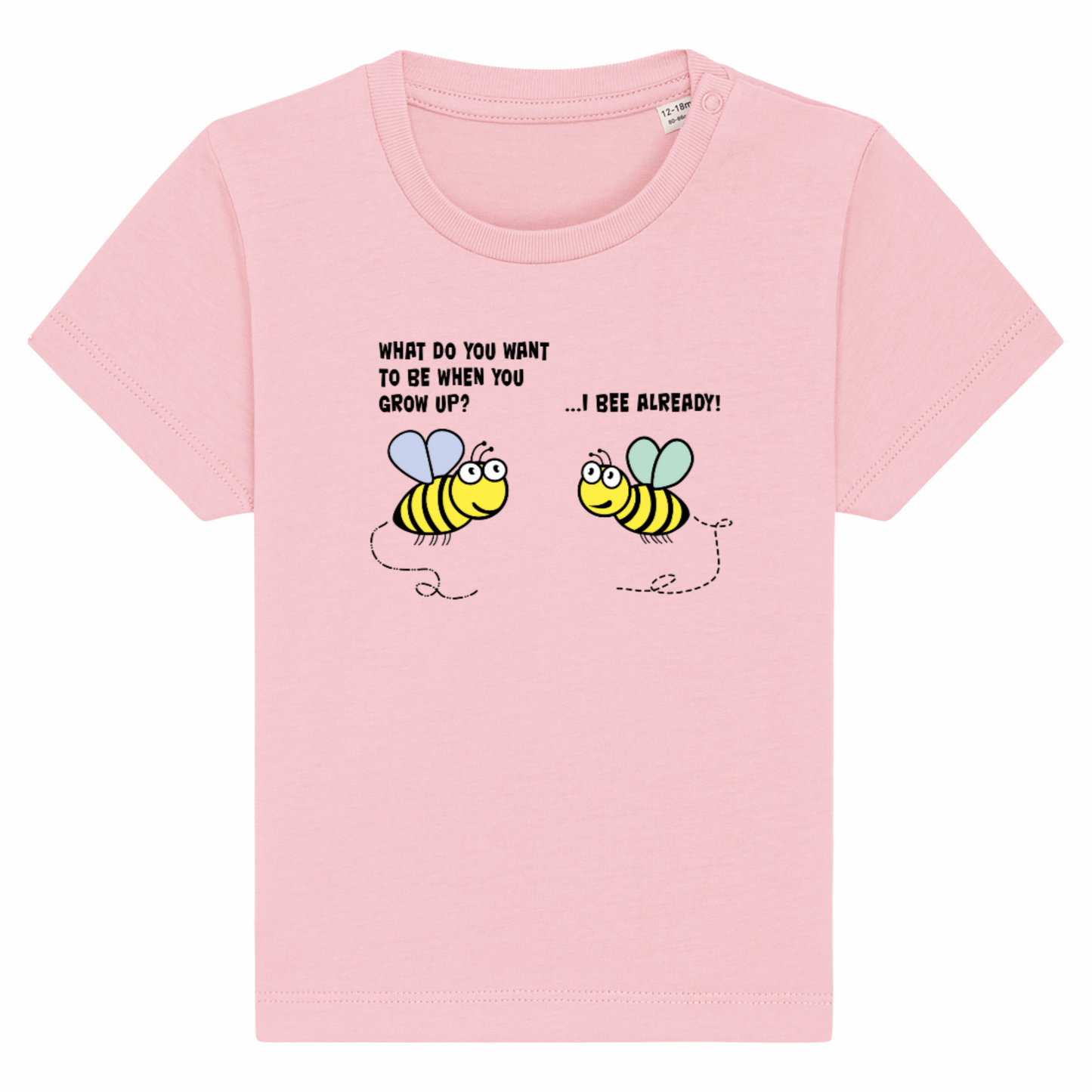 Bee Already, Baby Organic T-Shirt - light colours