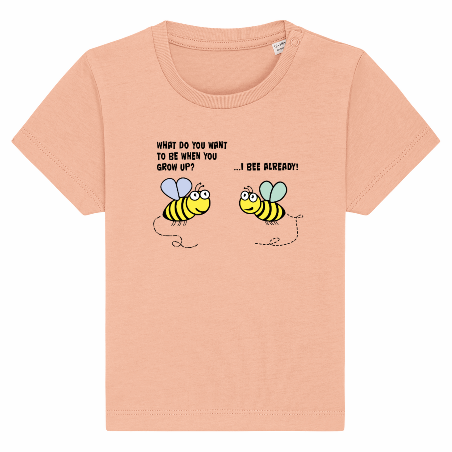 Bee Already, Baby Organic T-Shirt - light colours