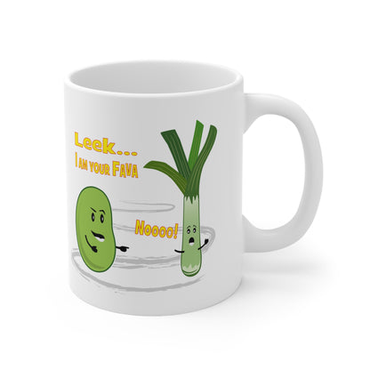 Leek... I Am Your Fava, Mug - 11oz, 15oz white