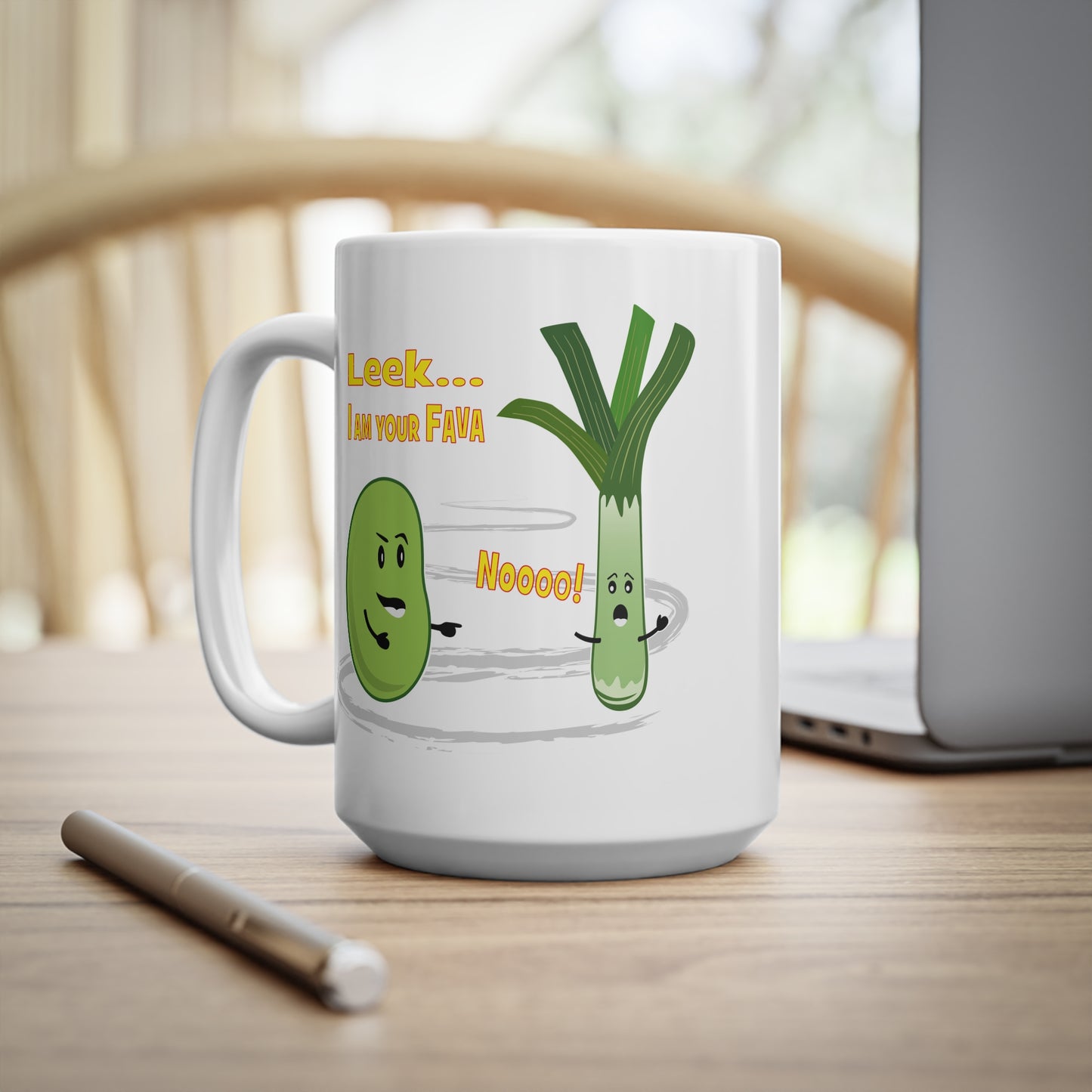 Leek... I Am Your Fava, Mug - 11oz, 15oz white