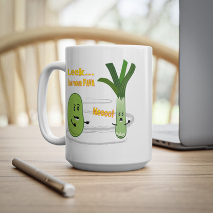 Leek... I Am Your Fava, Mug - 11oz, 15oz white