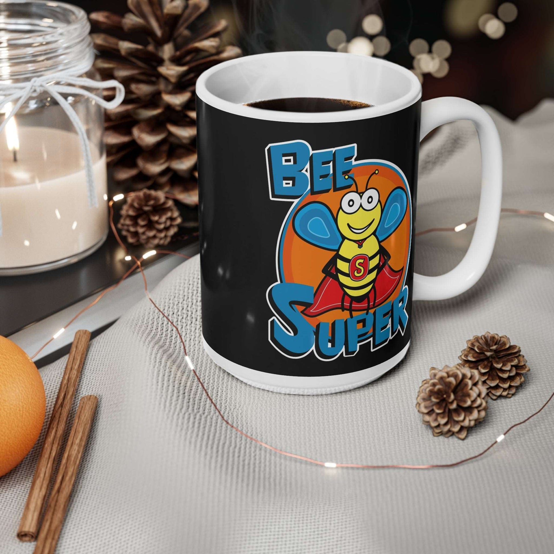 Bee Super Mug, 11oz, 15oz