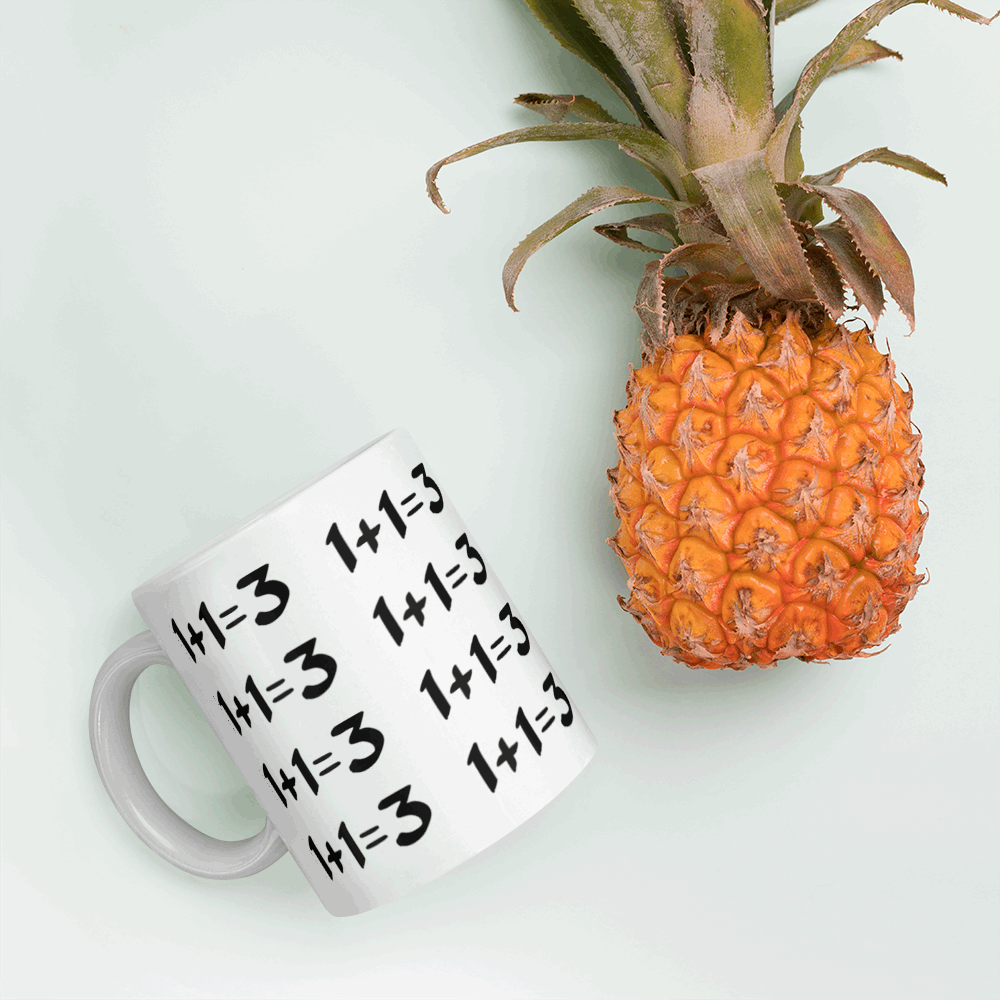 1+1=3, mug 11oz, 15oz