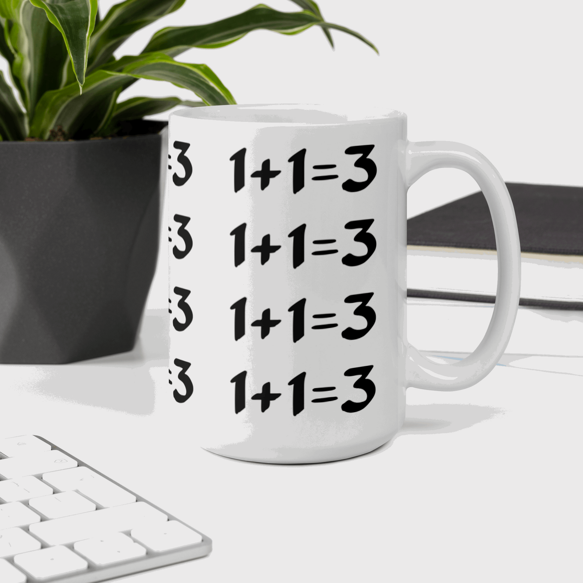 1+1=3, mug 11oz, 15oz